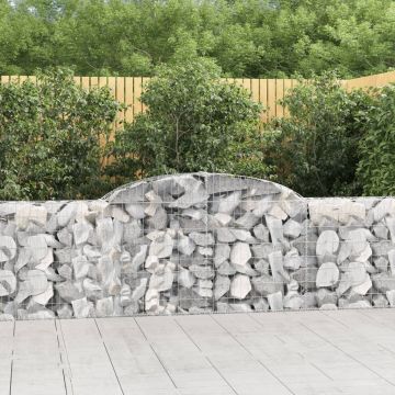 Габионни кошници арка 4 бр 300x30x80/100 см поцинковано желязо