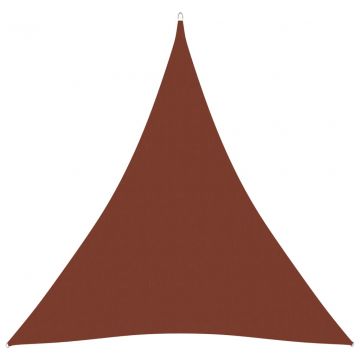 Платно-сенник, Оксфорд плат, триъгълно, 4,5x4,5x4,5 м, теракота
