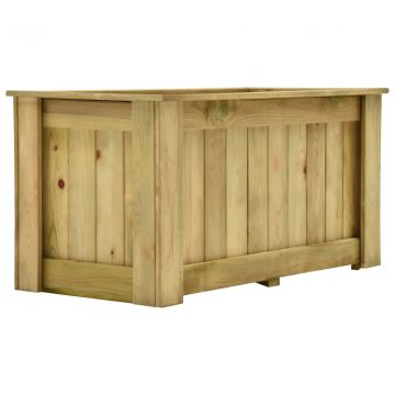 Повдигната леха Linzi, 100x50x50 см, импрегнирано борово дърво