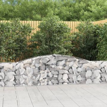 Габионни кошници арка 5 бр 400x30x60/80 см поцинковано желязо