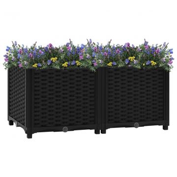 Повдигната леха Wharton, 80x40x38 см, полипропилен