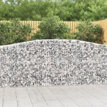 Габионни кошници арка 6 бр 400x50x100/120 см поцинковано желязо