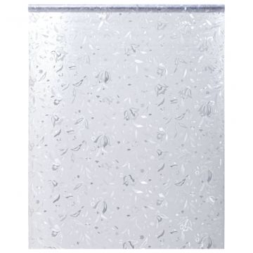 Фолио за прозорци матирано модел на цветя 45x500 см PVC