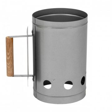 Комин за разпалване на барбекю 17см, поцинкована стомана