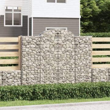 Габионни кошници арка 5 бр 200x50x160/180 см поцинковано желязо