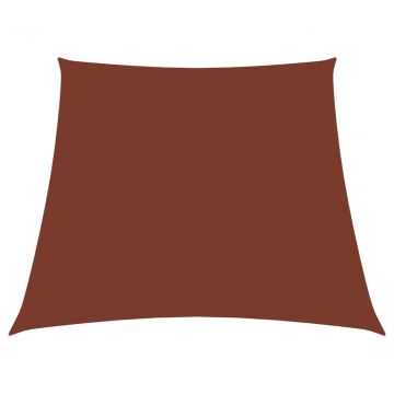 Платно-сенник, Оксфорд текстил, трапец, 2/4x3 м, теракота
