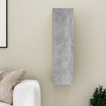 ТВ шкаф, бетонно сив, 30,5x30x110 см, ПДЧ