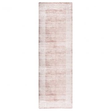 Килим, миещ се, бежов, 80x300 см, противоплъзгащ