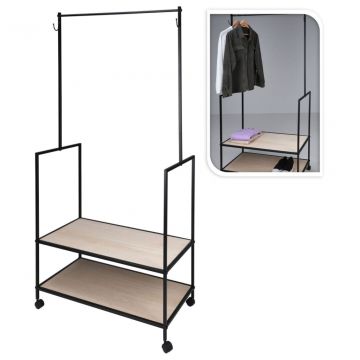 H&S Collection Закачалка за палта с 2 куки, метал