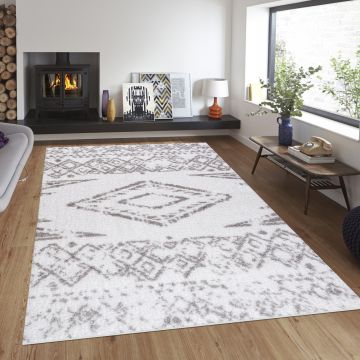 Килим за антре (80 x 300) Puffy 7759 Бял
Сив