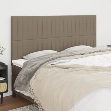 Горни табли за легло Findlay, 4 бр, таупе, 80x5x78/88 см, плат