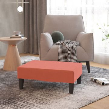 Табуретка Jaxson, розова, 78x56x32 см, кадифе