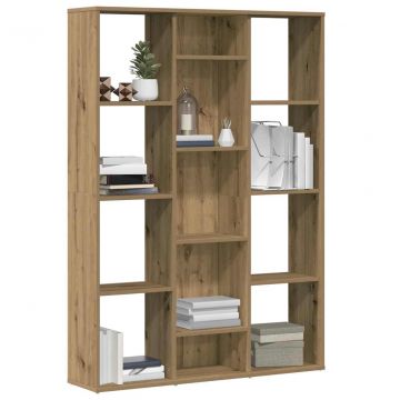 Разделител за стая/кабинет за книги Artisan Oak 100x24x140 cm