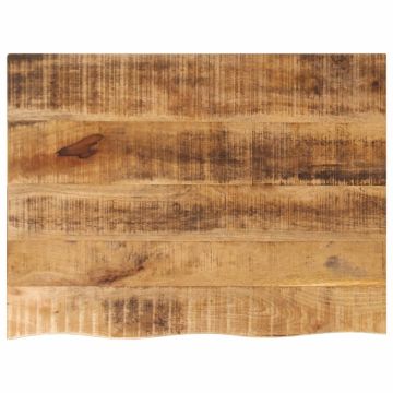 Плот на маса 70x60x2,5 cm Жив ръб Масивна дървесина Грубо манго