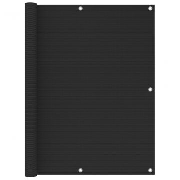 Балконски параван, антрацит, 120x300 см, HDPE