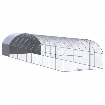 Птичарник на открито Macsen, 3x12x2 м, поцинкована стомана