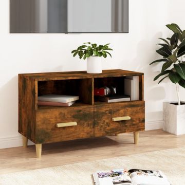 ТB шкаф Hood, опушен дъб, 80x36x50 см, инженерно дърво
