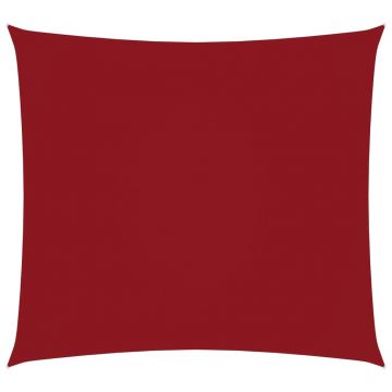 Платно-сенник, Оксфорд текстил, квадратно, 3x3 м, червено