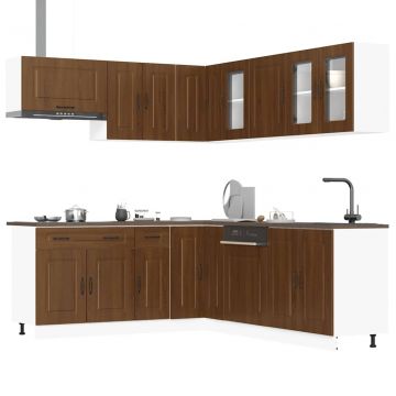 Комплект кухненски шкафове от 11 части Kalmar