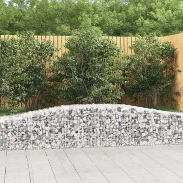 Габионни кошници арка 3 бр 400x50x40/60 см поцинковано желязо