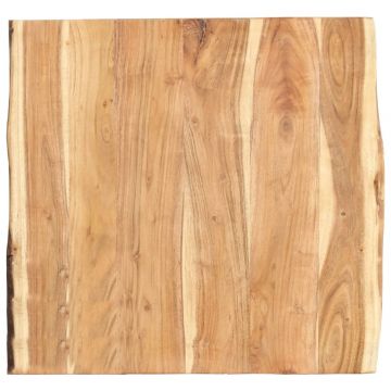Плот за маса, акациево дърво масив, 58x(50-60)x3,8 cм