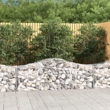 Габионни кошници арка 6 бр 200x50x60/80 см поцинковано желязо
