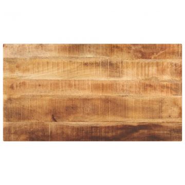 Плот за маса 110x70x2,5см правоъгълен масивно дърво грубо манго