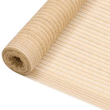 Засенчваща мрежа бежова 1x10 м HDPE 75 г/м² Everly