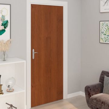 Самозалепващо фолио за врати, 4 бр, светъл дъб, 210x90 см, PVC