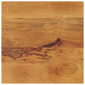 Плот за маса, 60x60x3,8 см, квадратен, манго масив