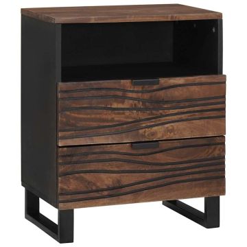 Нощен шкаф Орех 50 x 33 x 62 см Инженерна дървесина