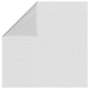 Плаващо соларно покривало за басейн PE 300x200 см сиво