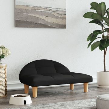 Кучешко легло синьо 70x52x30см кадифе