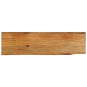 Плот за маса, жив ръб, 100x30x2,5 см, масивно дърво манго