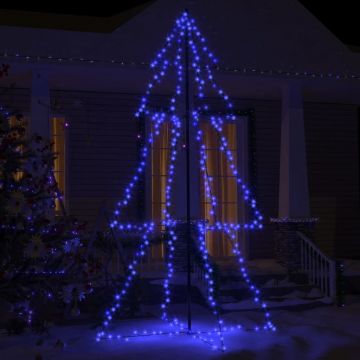 Коледна елха конус, 300 LED, за закрито и открито, 120x220 см