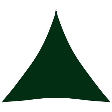 Платно-сенник Оксфорд плат триъгълно 3,6x3,6x3,6 м тъмнозелено