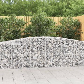 Габионни кошници арка 6 бр 400x50x80/100 см поцинковано желязо