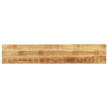Плот за маса 160x40x3,8см правоъгълен масивно дърво грубо манго
