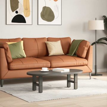 Крака за масичка за кафе 2 бр антрацит 30x(30-31) см стомана