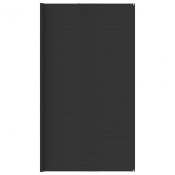 Килим за палатка, 400x800 см, антрацит, HDPE