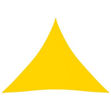 Платно-сенник, Оксфорд плат, триъгълно, 4,5x4,5x4,5 м, жълто