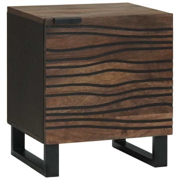 Нощен шкаф Орех 40 x 33 x 46 см Инженерна дървесина
