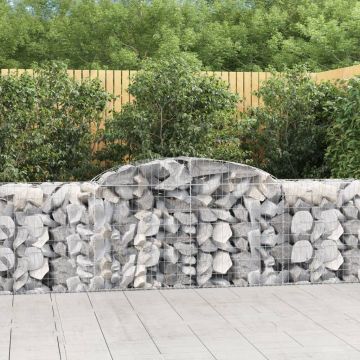 Габионни кошници арка 15 бр 300x50x80/100 см поцинковано желязо