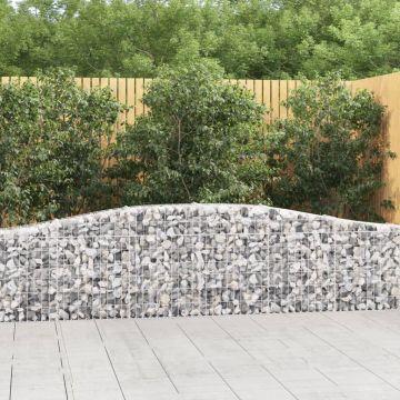 Габионни кошници арка 9 бр 400x30x60/80 см поцинковано желязо