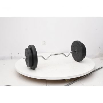 Комплект щанга и дъмбел с тежести 90 кг