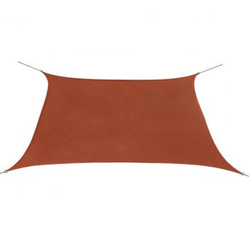 42307  Sunshade Sail Oxford Fabric Square 3,6x3,6 m Terracotta