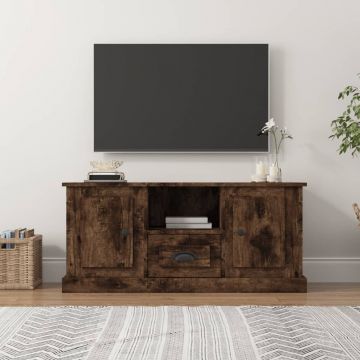 ТB шкаф, опушен дъб, 100x35,5x45 см, инженерно дърво