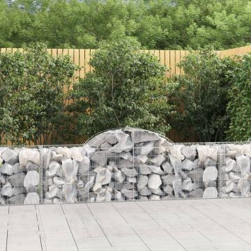 Габионни кошници арка 4 бр 200x50x60/80 см поцинковано желязо