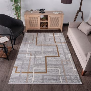 Килим (160 x 230) Лео 2954 Сив