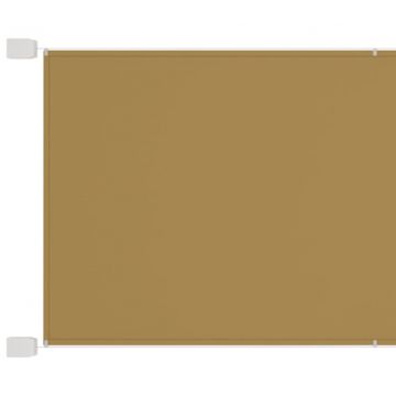 Вертикален сенник, бежов, 180x600 см, оксфорд плат